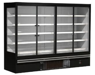 Tancapkan Chiller Pintu Kaca Tegak 2/3/4 pintu Untuk Toko Swalayan R290