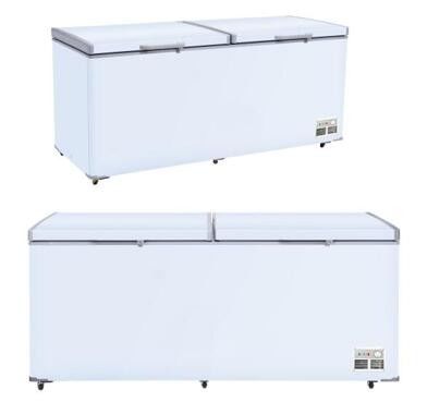 270L 354L 445L Komersial Tampilan Dada Freezer Hard Top