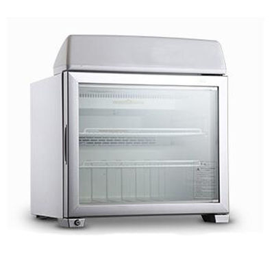 Freezer Pintu Kaca Komersial Es Krim 49L R134a R600a