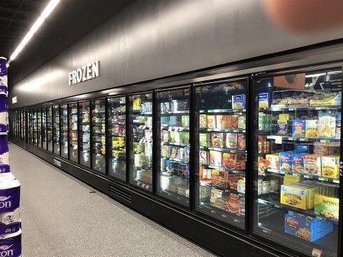 Pintu Kaca Freezer Suhu Rendah Untuk Pendinginan Supermarket