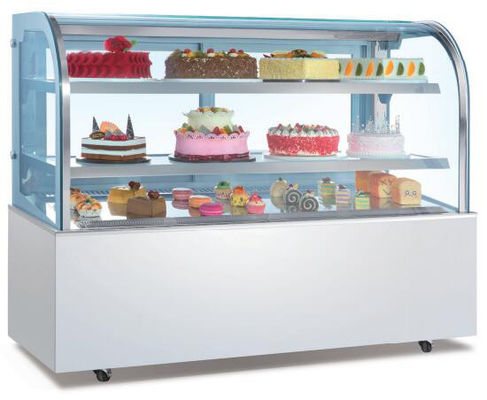 Kue Pajangan Lemari Kaca R404a R290 Pendingin Berventilasi