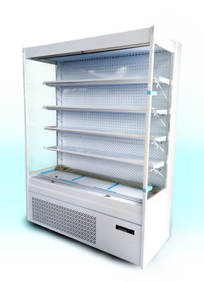 Multideck Open Display Kulkas 220V Supermarket Open Display Cooler plug in