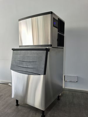 Pembuat Es Kubus Otomatis Komersial UV Sterilisasi Hot Pot Restaurant 190kg/24