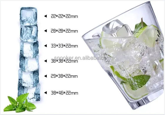 Sk-81b Cube Ice Machine Prasmanan Makanan Laut Anti-Jatuh Membersihkan Sendiri