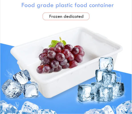 Pemasangan plastik tebal persegi panjang gudang dingin supermarket khusus turnover tray basket