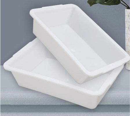 Plastik persegi panjang Keranjang Es Tray Spicy Basin Supermarket Storage Box Konservasi