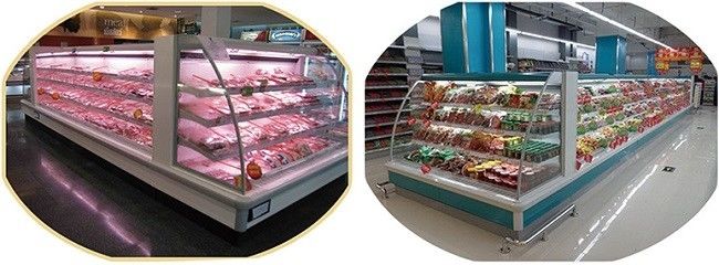 Grab&amp;Go Case Cake Display Case Multideck semi-vertikal untuk hidangan penutup kue pai