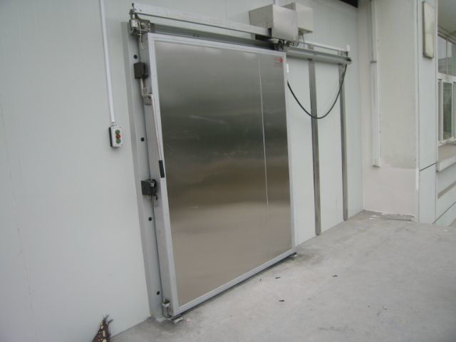 Pintu Geser Listrik Manual pintu berengsel Walk In Freezer Pendinginan Komersial Suhu Rendah Walk In Cooler