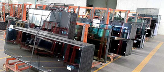 Panel Kaca Bent Bent Kaca Tempered Datar Untuk Gudang Anggur